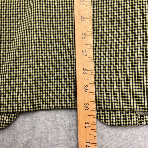 Daniel Blazer Men 44 Yellow Blue Houndstooth Classic Jacket VTG 80s‎ Hong Kong - Picture 8 of 13
